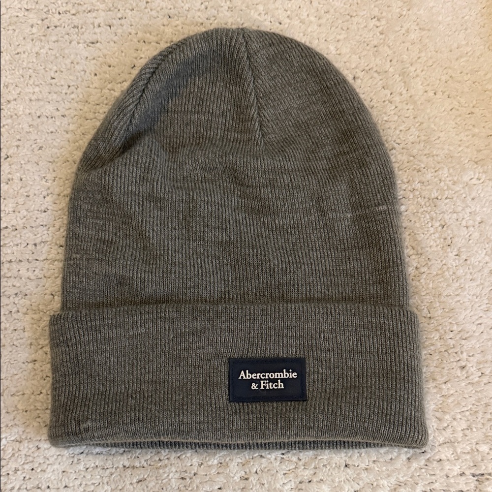 Abercrombie & Fitch Charcoal Knit Hat
